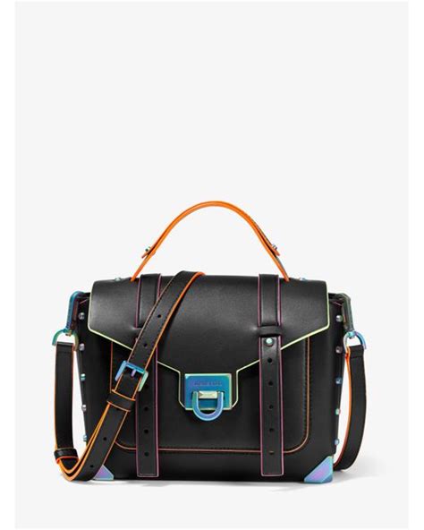 black and neon flash michael kors bag|Manhattan Medium Contrast.